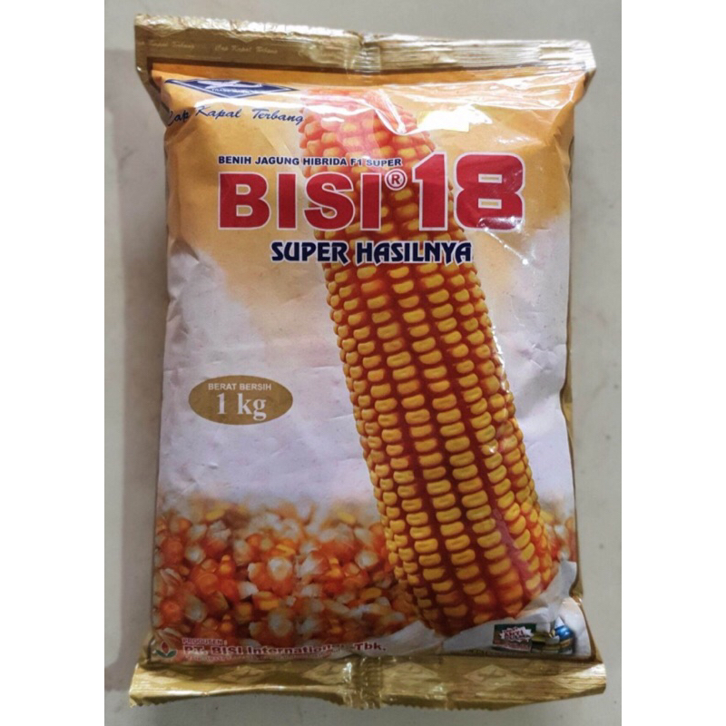 BENIH JAGUNG KEMASAN 1KG  SUPER HIBRIDA BISI 18 SUPER HASILNYA