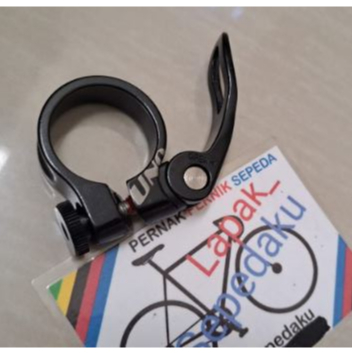SEATCLAMP ALLOY UNO SIZE 31.8MM ATAU 3.1CM SEATPOST CLAMP PENJEPIT TIANG SADEL SEPEDA MERK UNO ORIGI