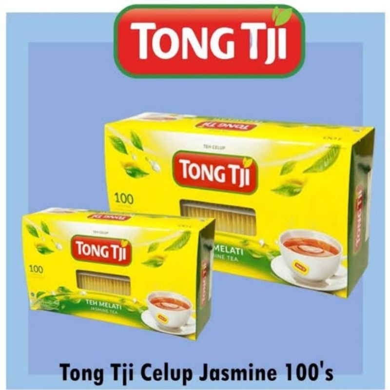 

[TERMURAH] Tong Tji isi 100 teh celup Jasmine Tea Teh Celup Dgn Amplop 1 pack 2gr isi 100 kantong