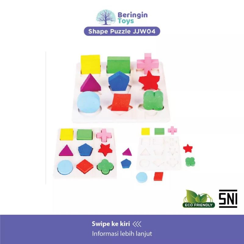 BT Shape Puzzle JJW04 - Mainan Puzzle Anak