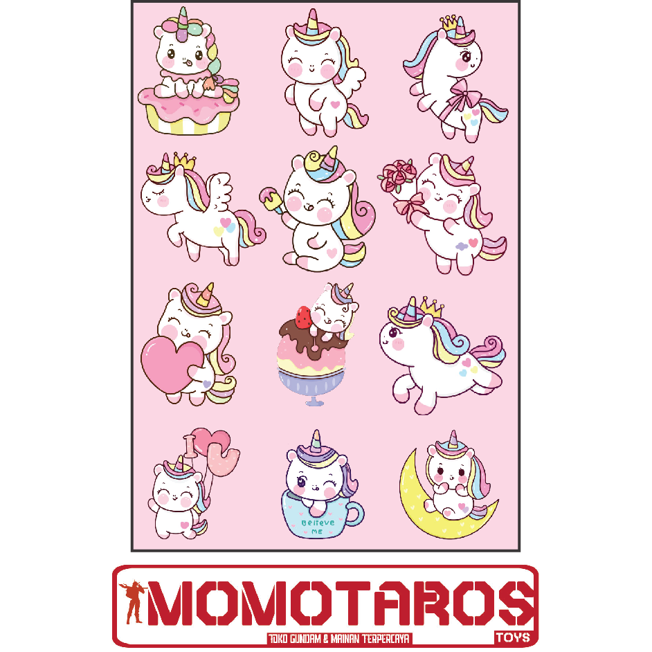 

Sticker murah anti air Unicorn Kawai 1 pc