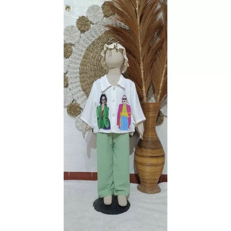 SETELAN ANAK PEREMPUAN/BAJU ANAK/BAJU ANAK VIRAL/SETELAN PEREMPUAN/SETELAN ANAK/SETELAN CRINKEL/PAKA