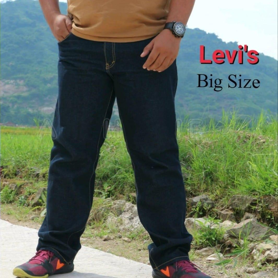 [JEANS JUMBO] CELANA JEANS PANJANG PRIA JUMBO STANDAR REGULER FIT SIZE 39-44