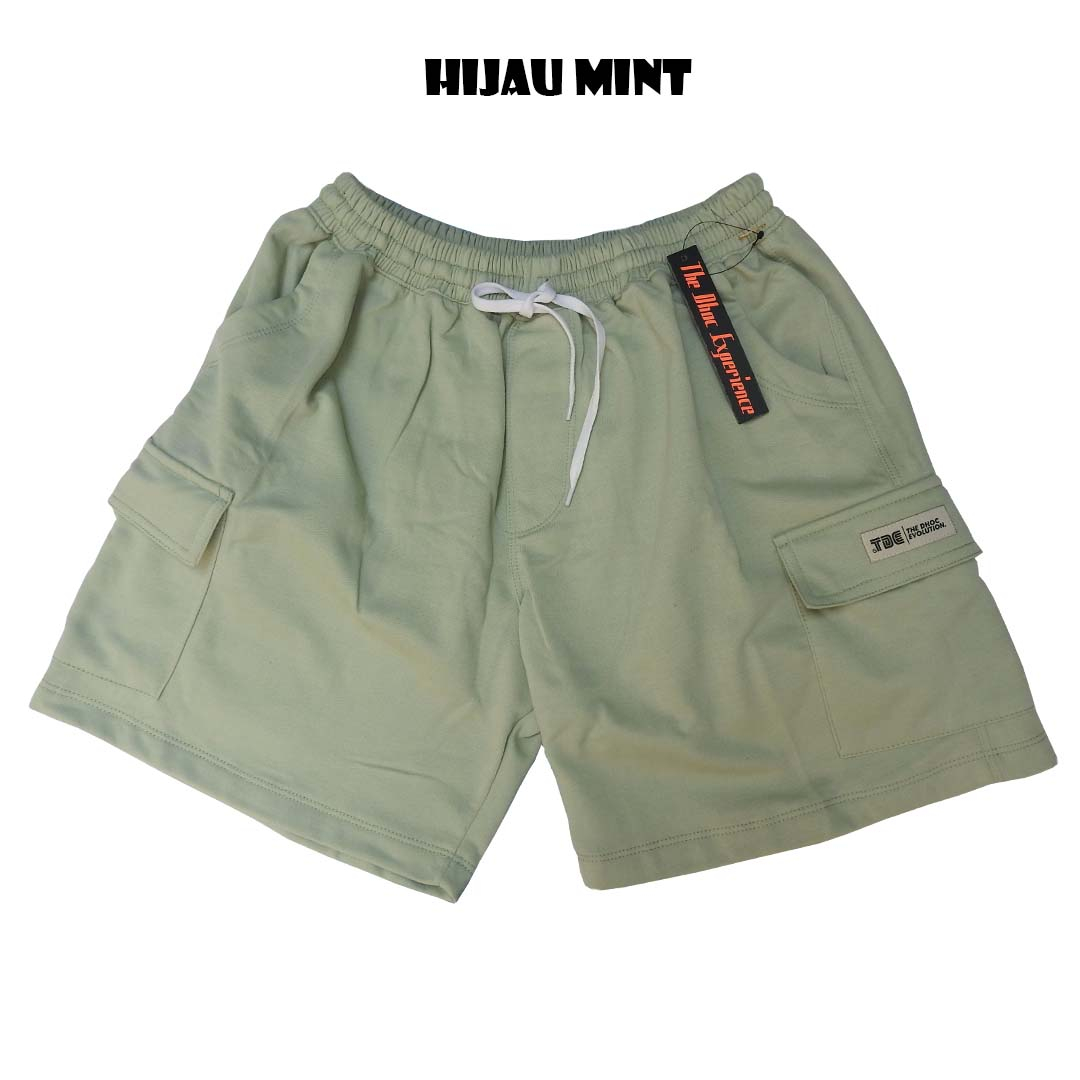 TDE/SHORT CARGO/CELANA PENDEK/UNISEX/PRIA/WANITA/CARGO/MINT