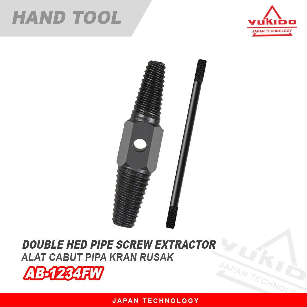 Pipe Extractor Alat buka kran keran air patah 1/2 Tap balik pembuka baut patah 3/4 Alat Buka Drat Pipa Kran Rusak/Patah Pipe Extractor 1/2&quot; 3/4&quot; Tap Balik
