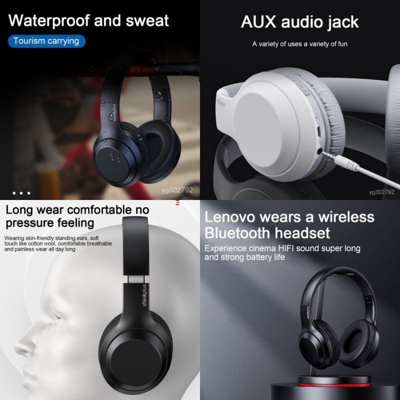 Thinkplus Lenovo TH10 Headset Bluetooth Earphone Wireless