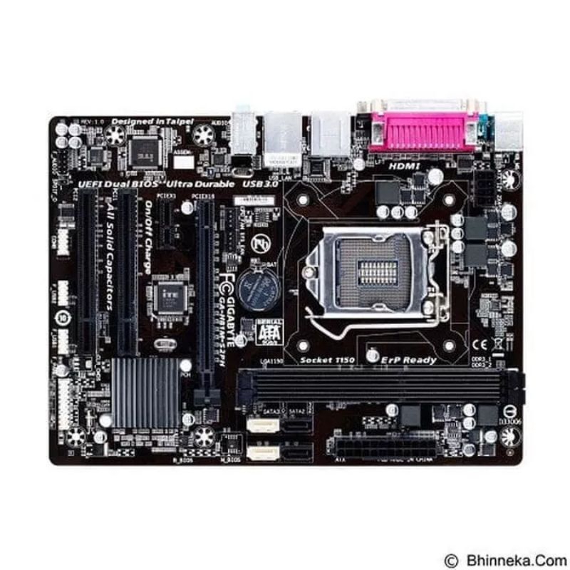 Motherboard H81 Mobo Gigabyte H81M-S2PH Socket 1150 ORI