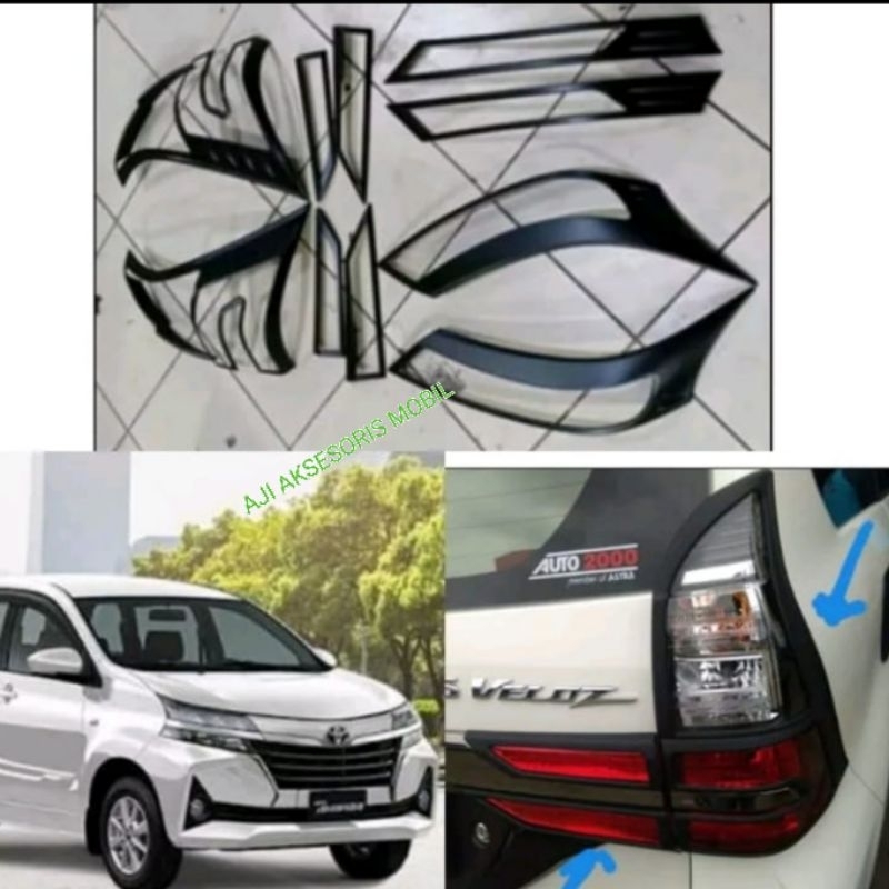 GARNISH LAMPU AVANZA XENIA 2019-2021 COVER LAMPU AVANZA XENIA
