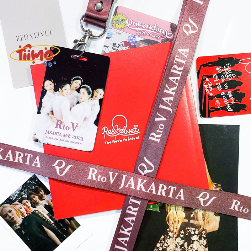 

Lanyard Red Velvet RtoV Jakarta