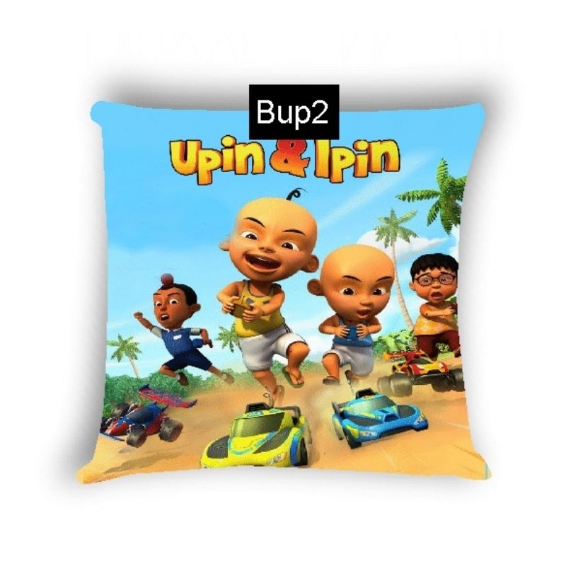 BANTAL ANAK KARAKTER UPIN & IPIN FREE CETAK NAMA DAN PHOTO