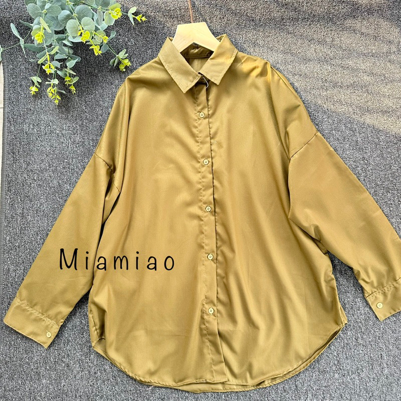 Kemeja Wanita Oversized / Kemeja Katun