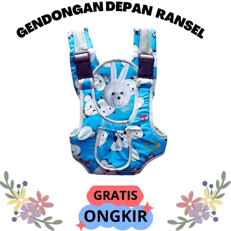 Gendongan bayi / gendongan baby / gendongan ransel motif karakter lucu/ gendongan ransel karakter variasi boneka lucu