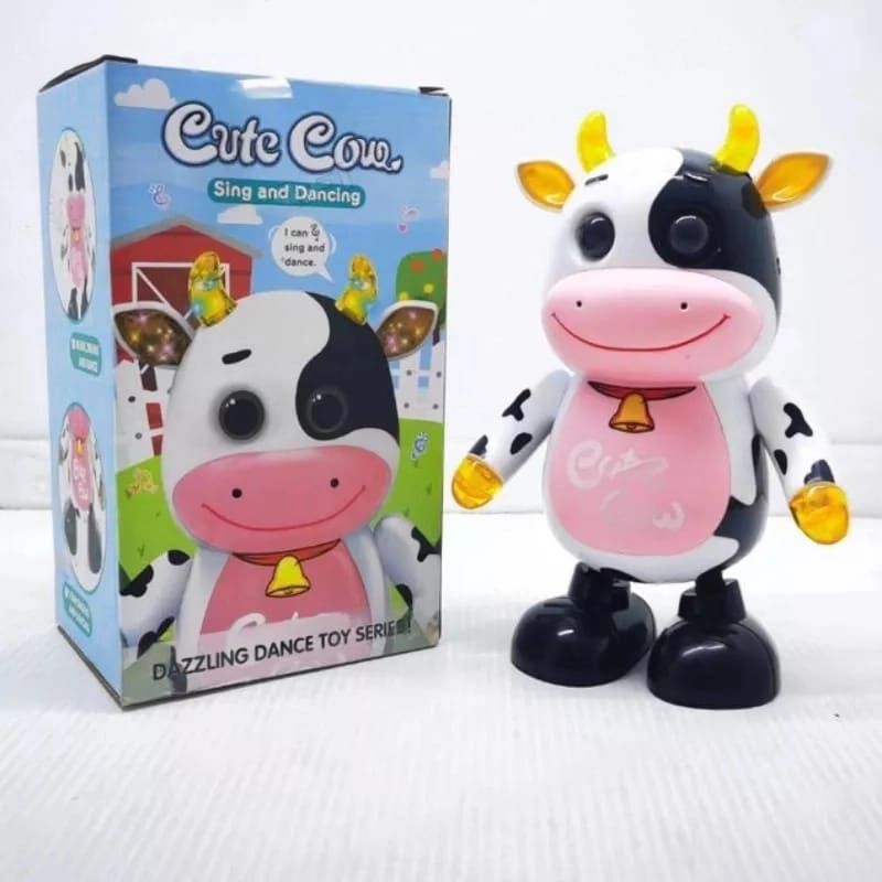 [ Free Batrai ]Mainan Sapi Dancing/Mainan Sapi Batrai/ Mainan Sapi joget | FII STORE_