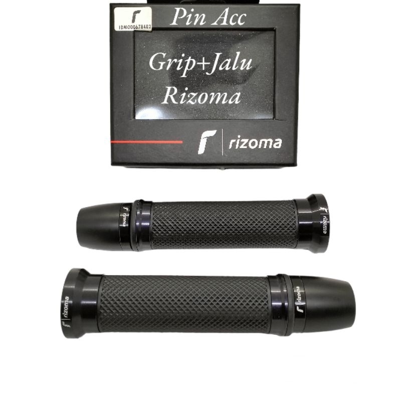Paket HandGrip Rizoma Evo+Jalu Stang Rizoma Premium Universal Motor Nmax Old New Aerox Old New pcx150 Pcx160 Xsr CB 150 Old new CBR old New Ninja R RR Fi R15 V2 V3 V4 Vixion Old New R Dill Universal Motor