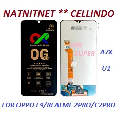 LCD TS OG ORIGINAL SUPER OPPO F9 / F9 PRO / REALME 2 PRO /A7X REALME U1 ORI OEM