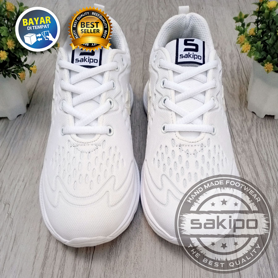 PROMO 6.6 !! SEPATU SEKOLAH KESEHATAN DAN PERAWAT / SEPATU OLAHRAGA OUTDOOR PRIA WANITA / SEPATU LARI JOGGING / SEPATU SENAM FITNES DAN GYM PUTIH / SEPATU GERAK JALAN 17 AGUSTUS KEMERDEKAAN / SEPATU SEKOLAH KESEHATAN / SAKIPO