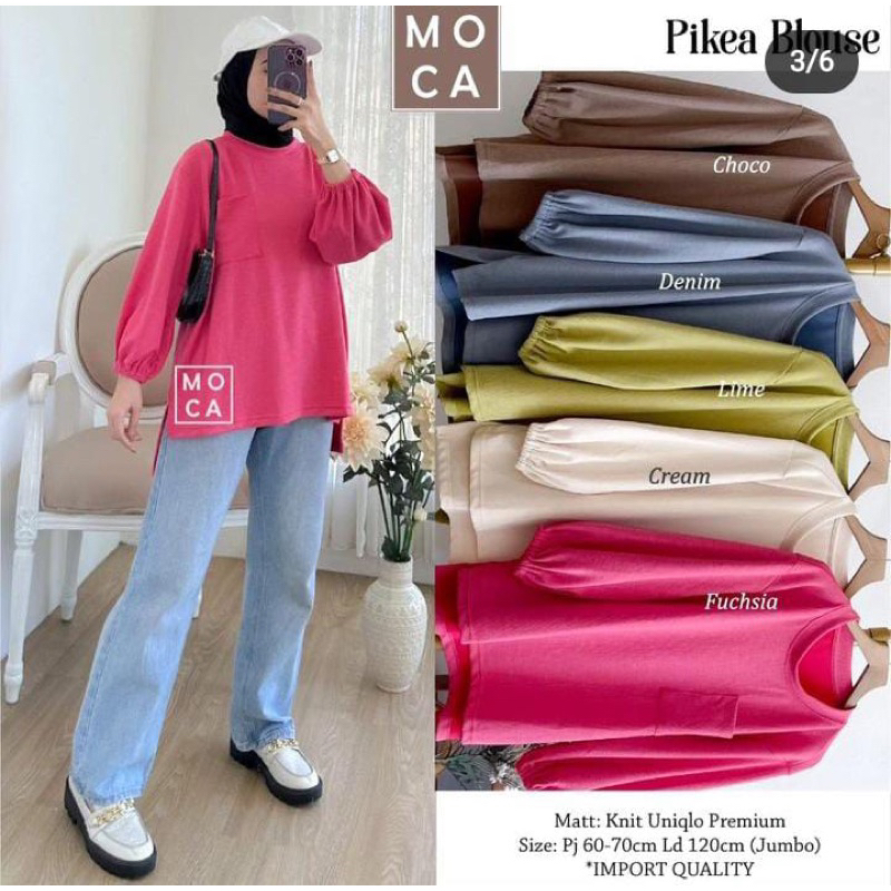 atasan pocket oversize atasan aster merk clarke