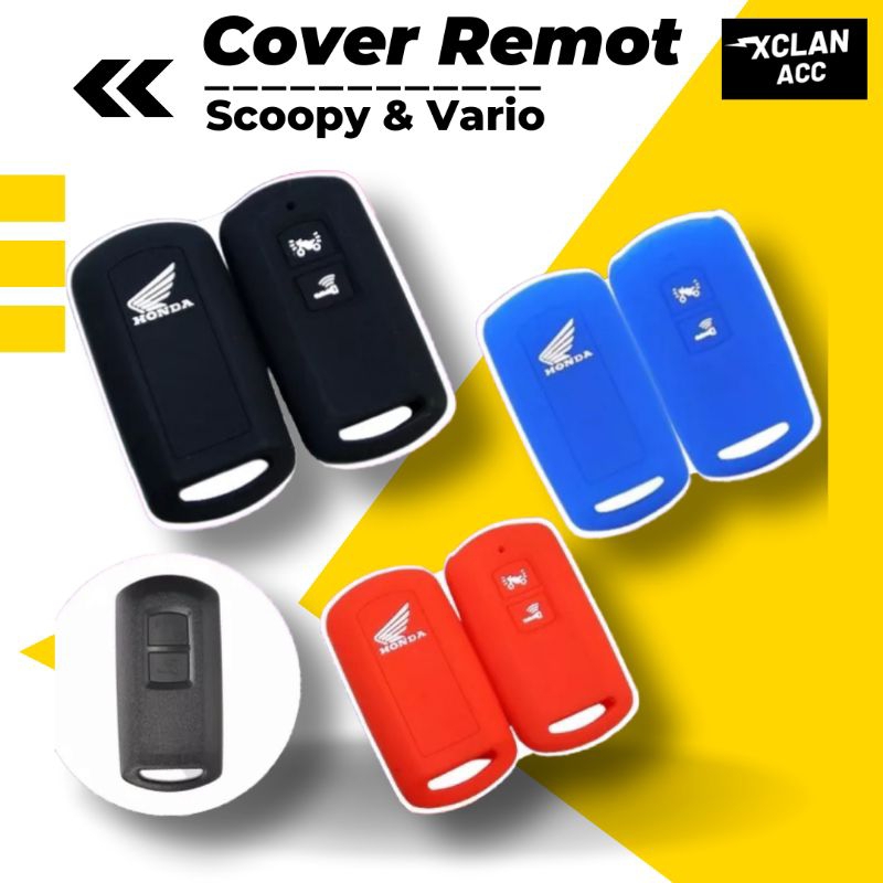 Cover Remot Scoopy 2021-2022 Cover Remot Vario 150 Keyless Sarung Remote Scoopy