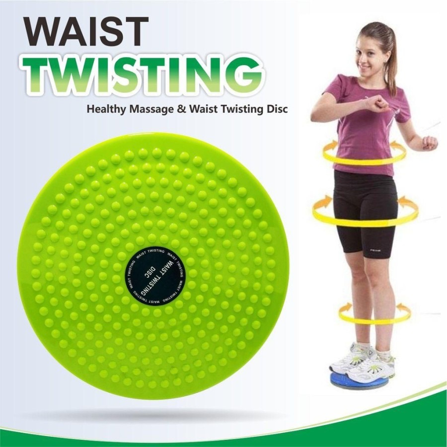 SENAM - Alat Olahraga Piring Senam Waist Twisting Pelangsing Perut Pinggang Bokong