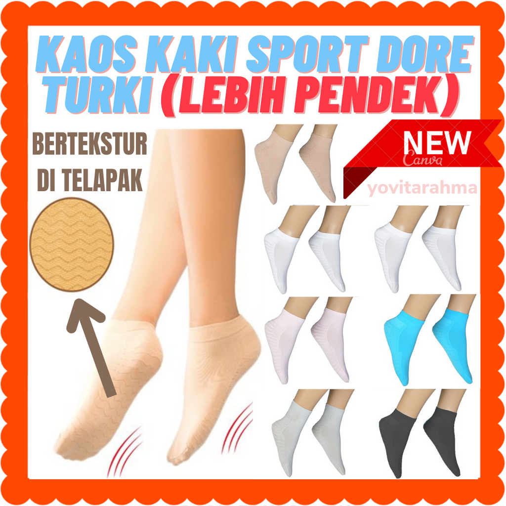 NEW Dore masaj corap kaos kaki Sport made in Turki Turkey Turkish stocking ve opaque socks gül gul d