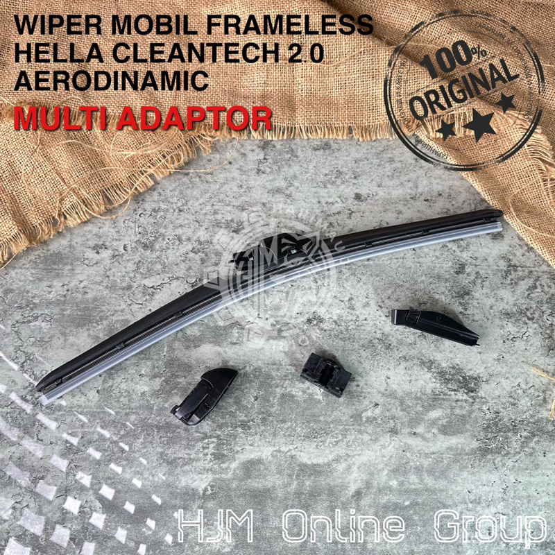 WIPER FRAMELESS HELLA CLEANTECH MULTI KLIP 14 16 17 18 20 21 22 24 26 28 30