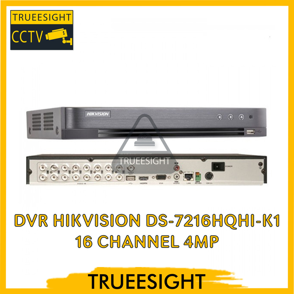 DVR HIKVISION DS 7216 HQHI-K1 16Channel 4MP