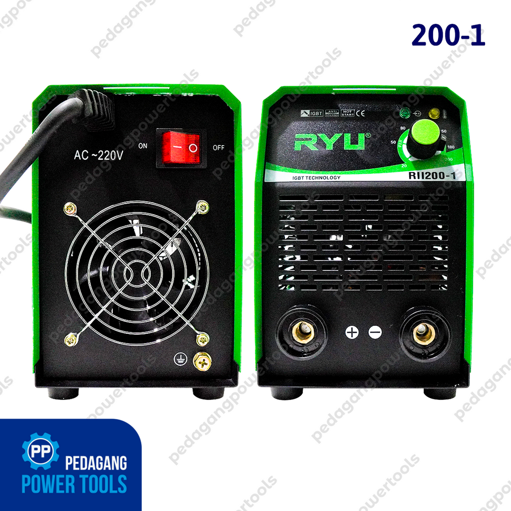 RYU RII 200-1 Mesin Travo Las Listrik Inverter 1.800 Watt IGBT Welding