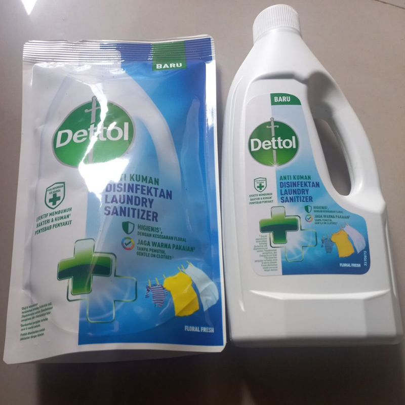 dettol disinfektan laundry sanitizer 450/500ml