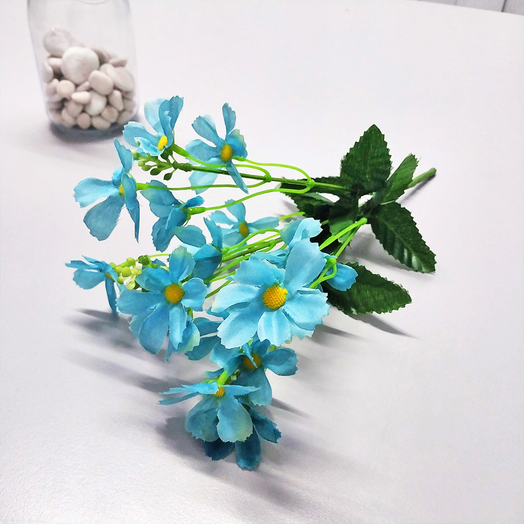 AND / COD / Bunga Hias Tangkai Buket Artificial Flowers Tanaman Bunga Hias Plastik Dekorasi Rumah Murah PBP109