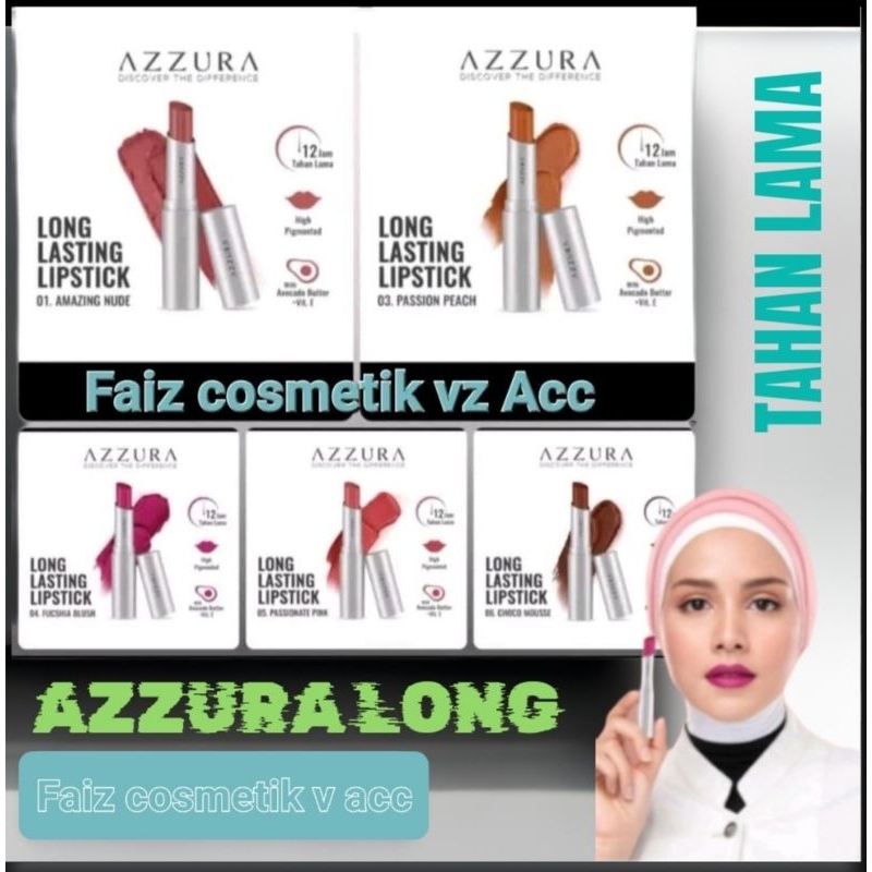 AZZURA LONG LASTING LIPSTICK / LIPSTIK TAHAN LAMA