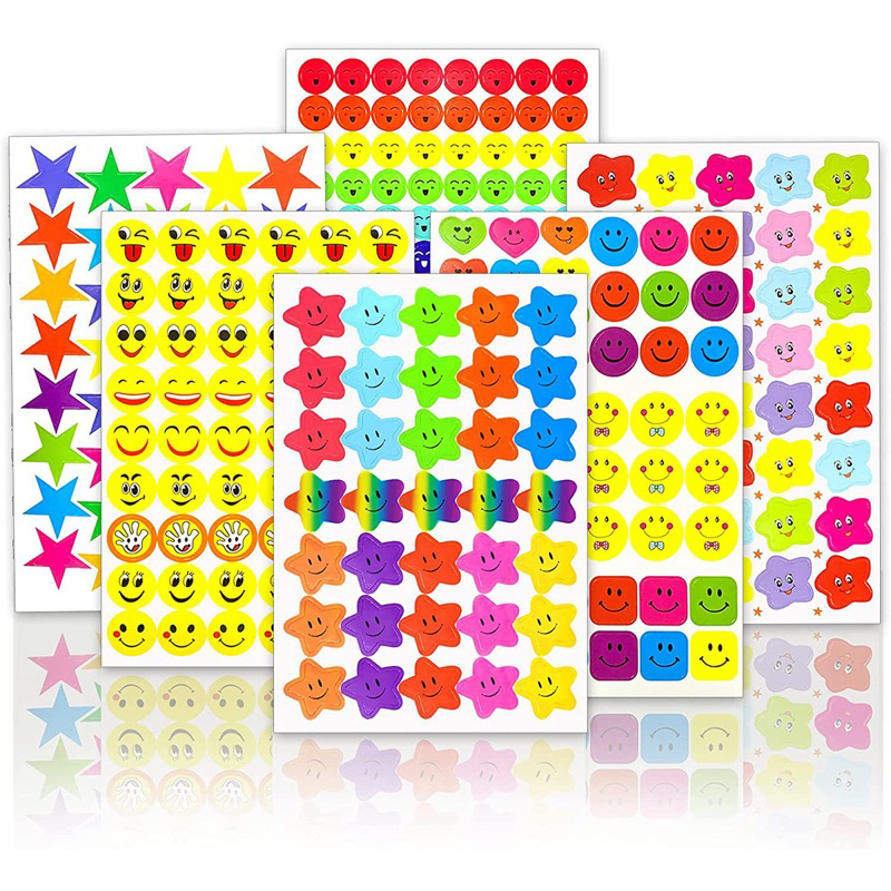 

DELUNASHOP PER 10 LEMBAR STICKER REWARDS BINTANG - DOT STICKER ANAK - STICKER SEKOLAH HURUF ANGKA MEMOJI BINTANG SLIME STICKER WARNA WARNI