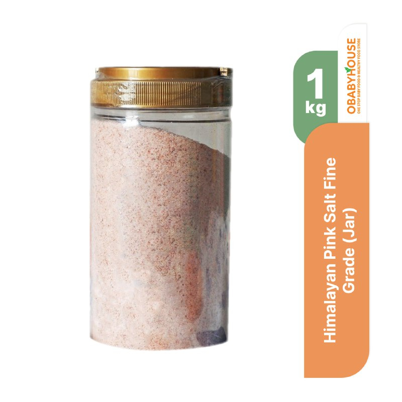 Himalayan Pink Salt Fine Grade Jar 1 Kg