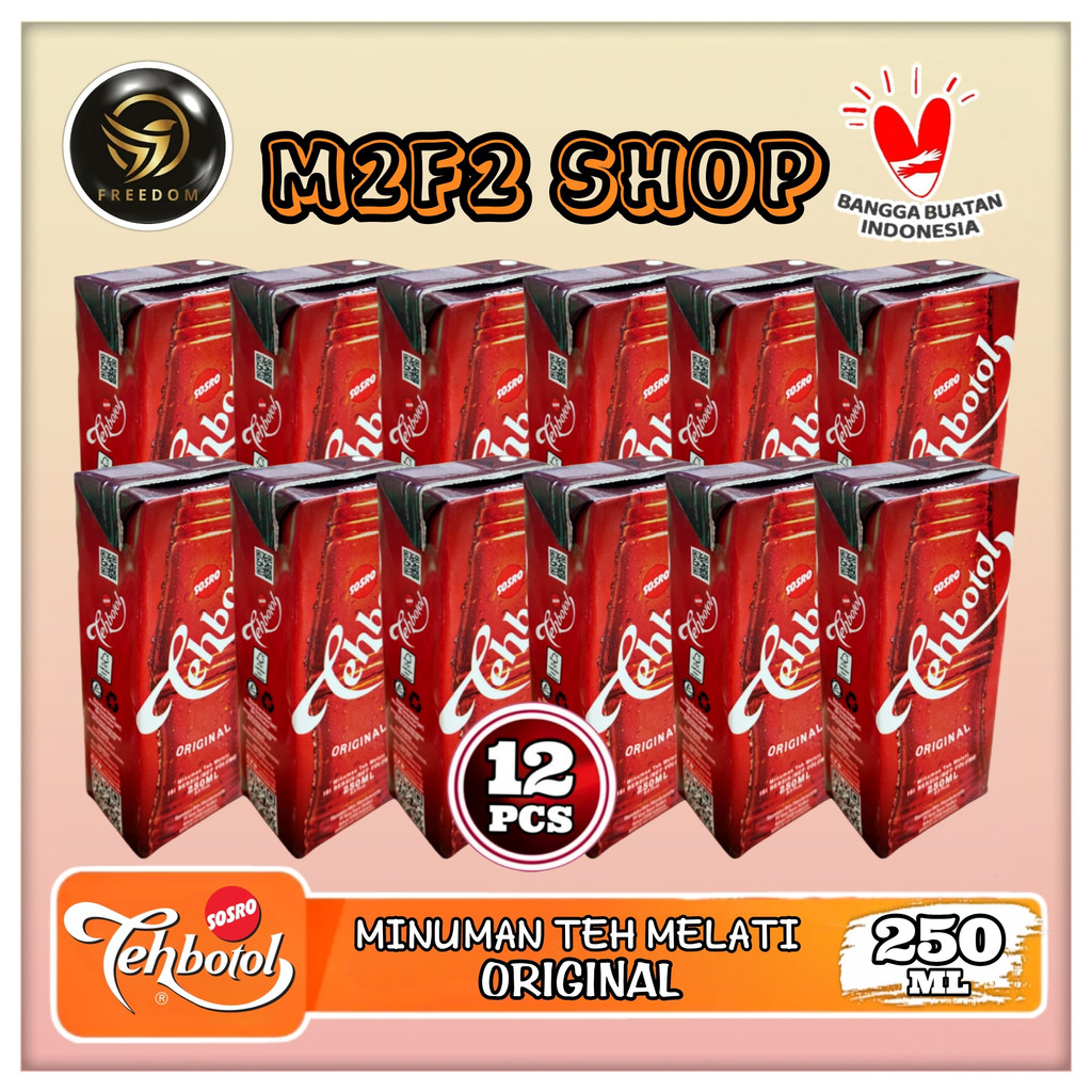 

Teh Botol Sosro Kotak Original - 250 ml (Kemasan 12 Pcs)