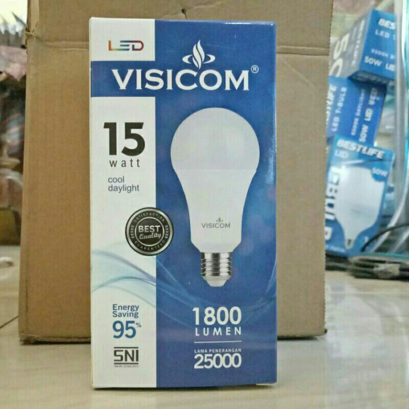 VISICOM LAMPU LED 15 WATT PUTIH SNI GARANSI 1 TAHUN