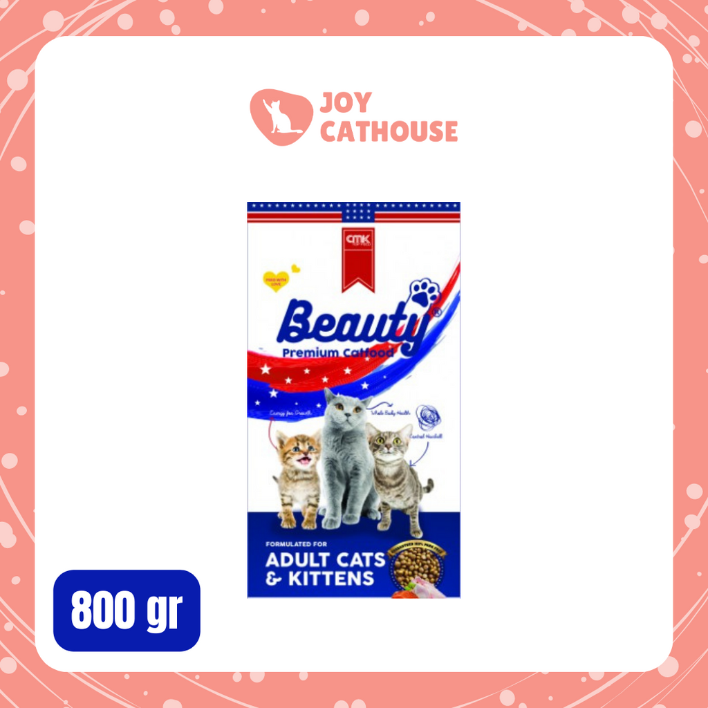 Beauty Cat Food Premium Makanan Kucing Beauty 400gr &amp; 800gr