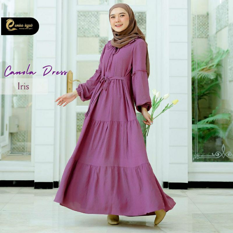 Gamis Kekinian Canola Dress by Emka hijab