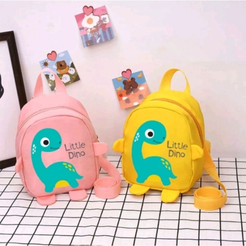 Tas Anak  tk paud motif dino tas Paud TK