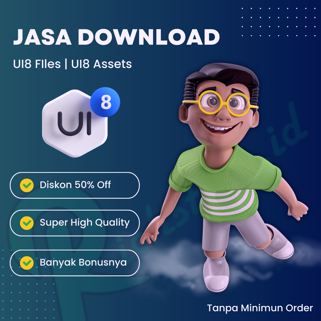 Jasa Download UI8 Assets | ALL Premium Resources  - Tanpa Minimum Order