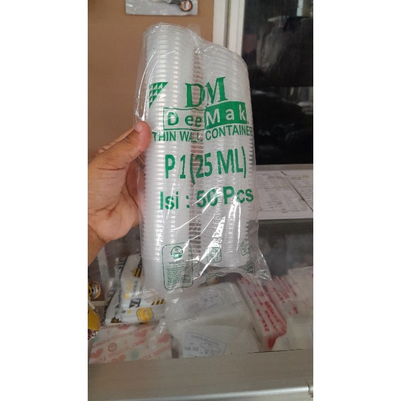 Saus cup sambal cup kecil 25 ml isi 50pcs