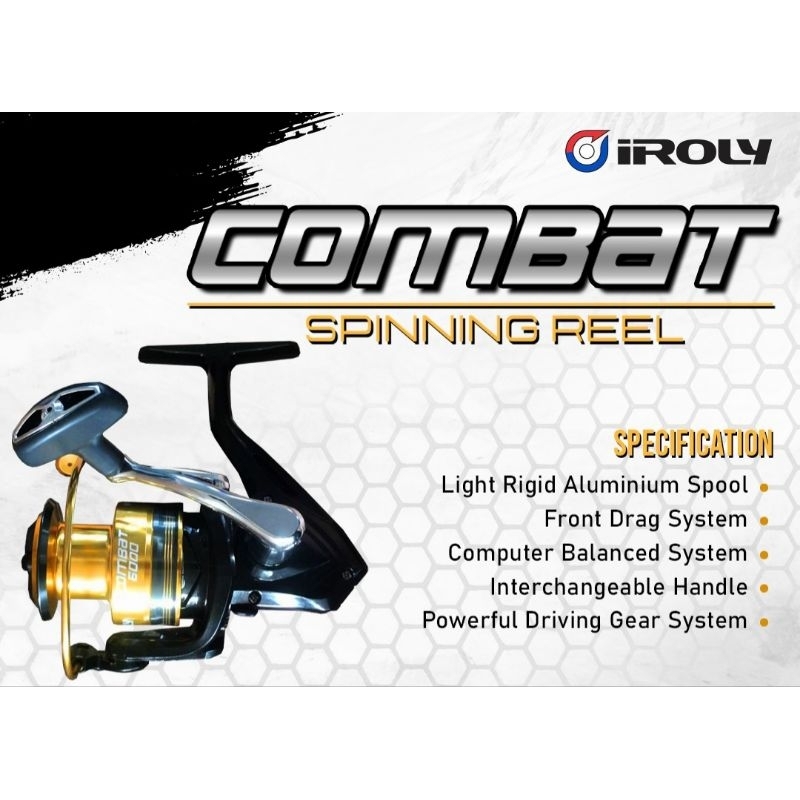 REEL IROLY COMBAT (SPINNING REEL)
