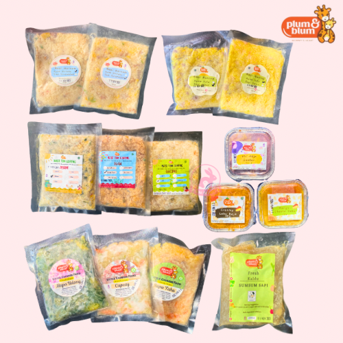 10+ PLUM BLUM FROZEN FOOD NASI TIM GORENG BB BOOSTER/MASAKAN SIAP SAJI MPASI