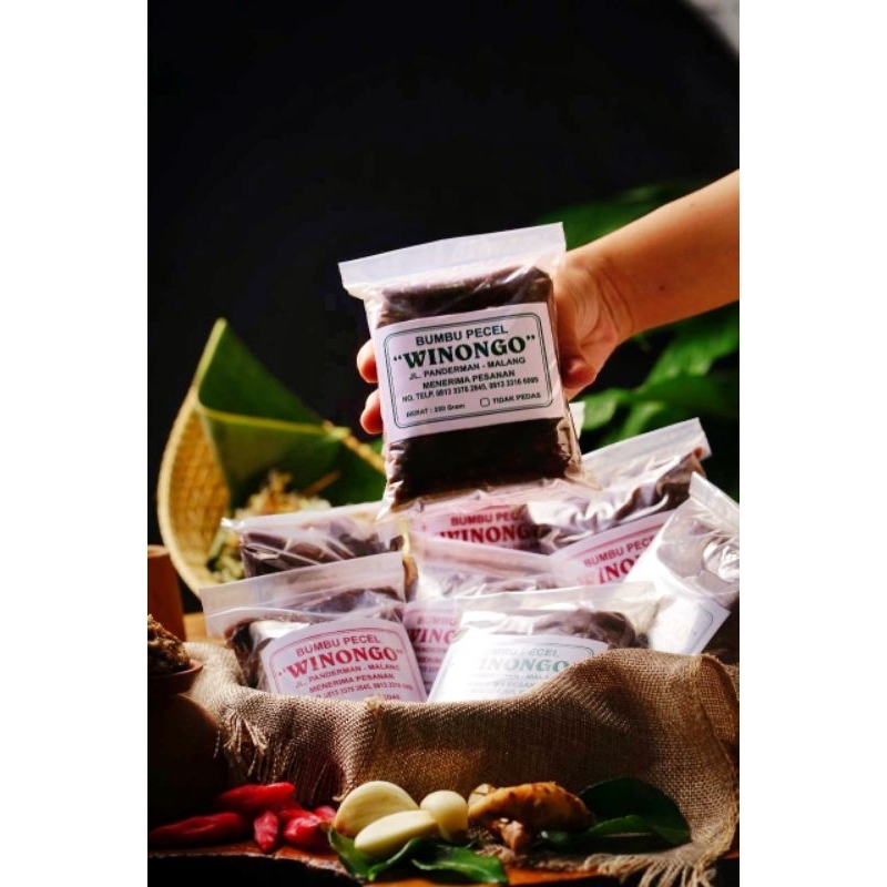 

Bumbu Pecel WINONGO Plastik (250gr)
