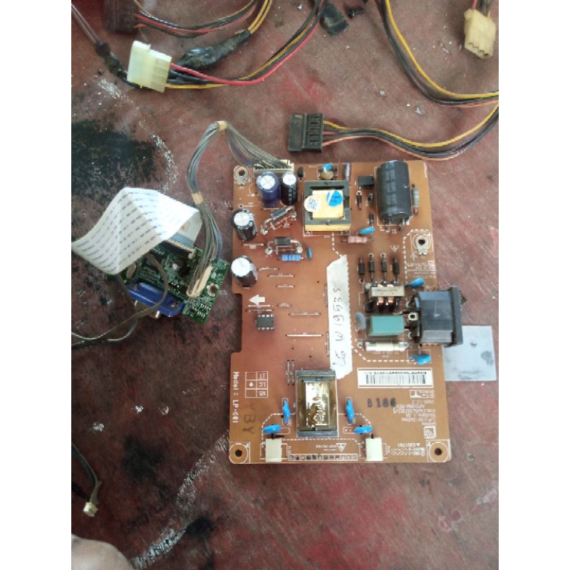 mesin monitor lg w1953se