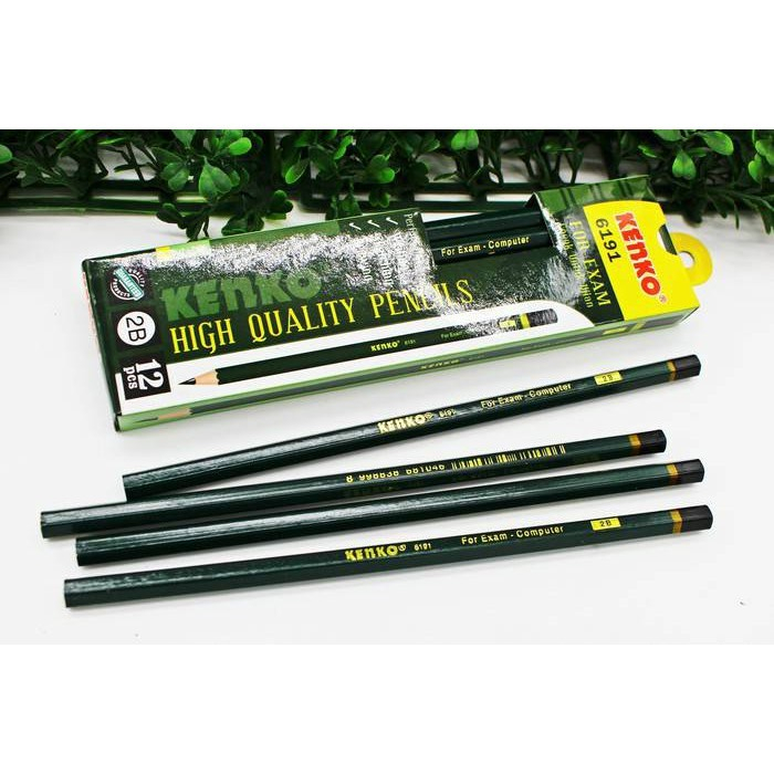 

KENKO - Pensil Tulis 6191 - 2B Pensil Ujian - [ 1 PCS ]