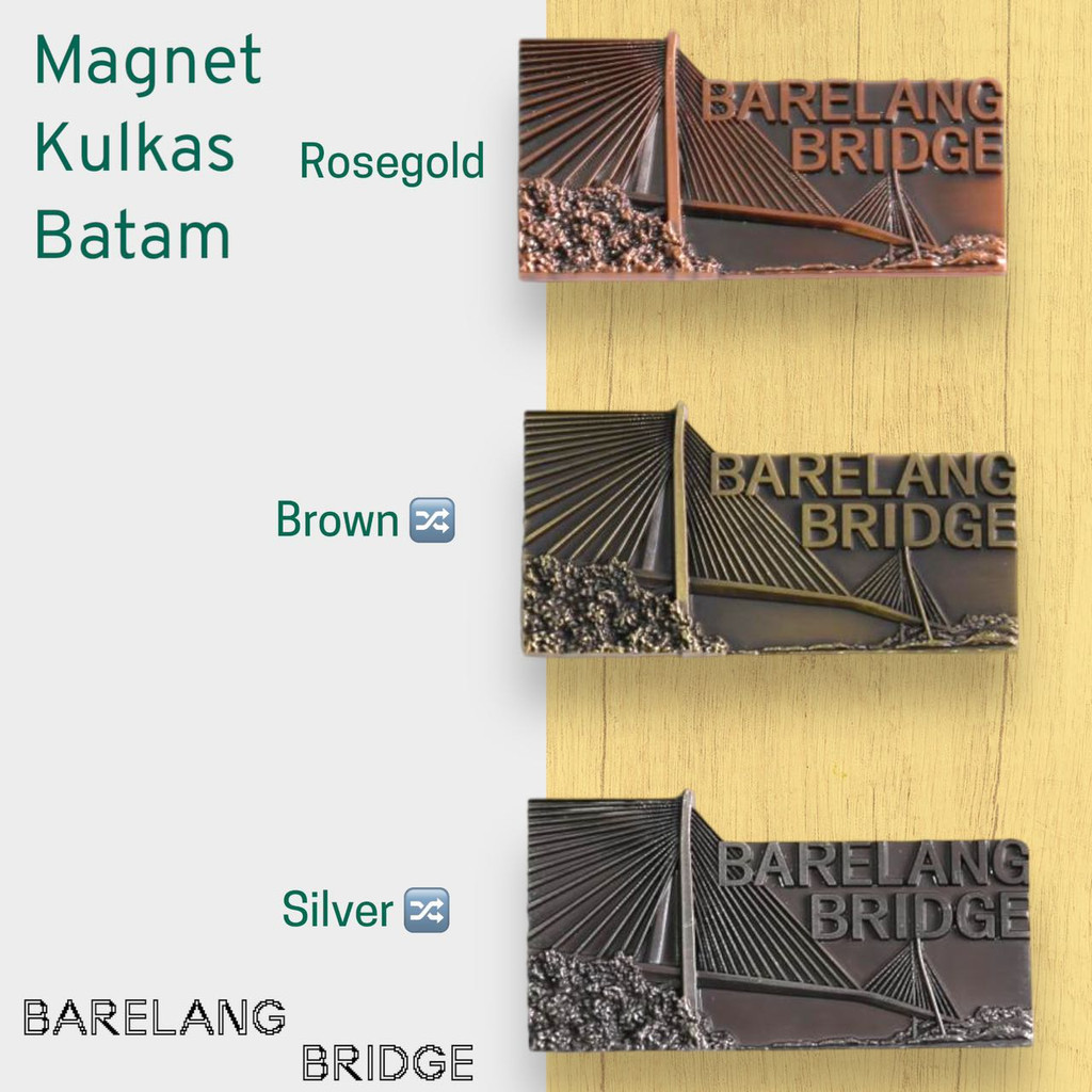 SOUVENIR MAGNET KULKAS BATAM / OLEH-OLEH BATAM / MAGNET BARELANG BATAM