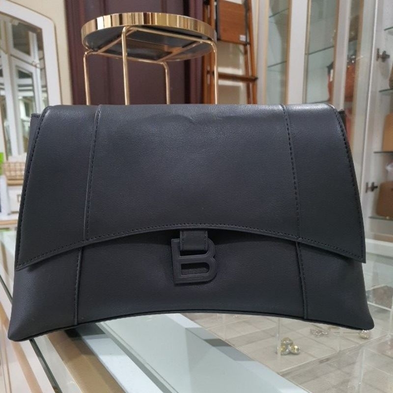 balen hourglass city hitam balenciaga preloved new