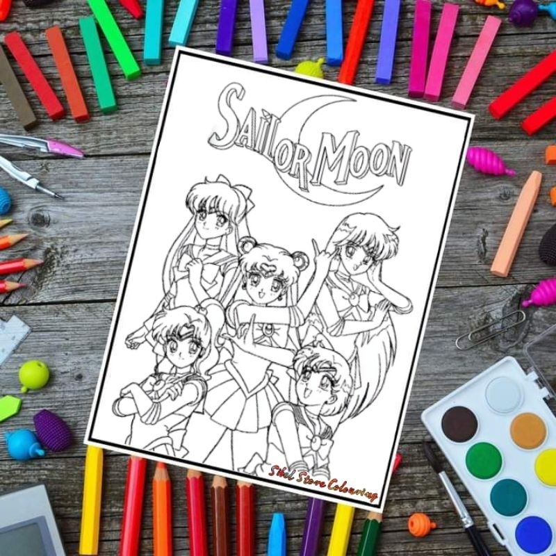 

Kertas Mewarnai Gambar Anak Tema Sailor Moon V1 - Kertas Brief Card