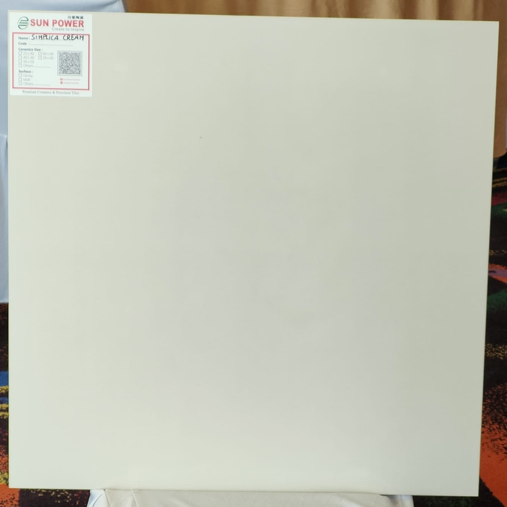 KERAMIK SUNPOWER 60X60 SEMPLICE CREAM