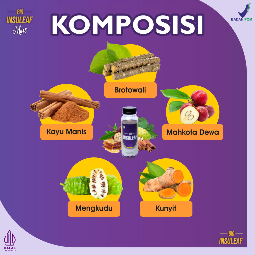 Bio Insuleaf Herbal Diabetes Normalkan Kadar Gula Darah - 100% Original Toko Pusat - Diskon 22%