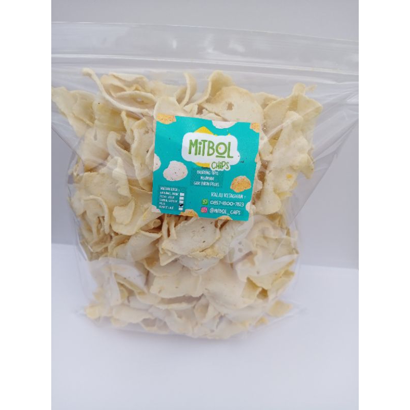 

mitbol snack keripik basreng tipis rasa keju bakar 200 gram